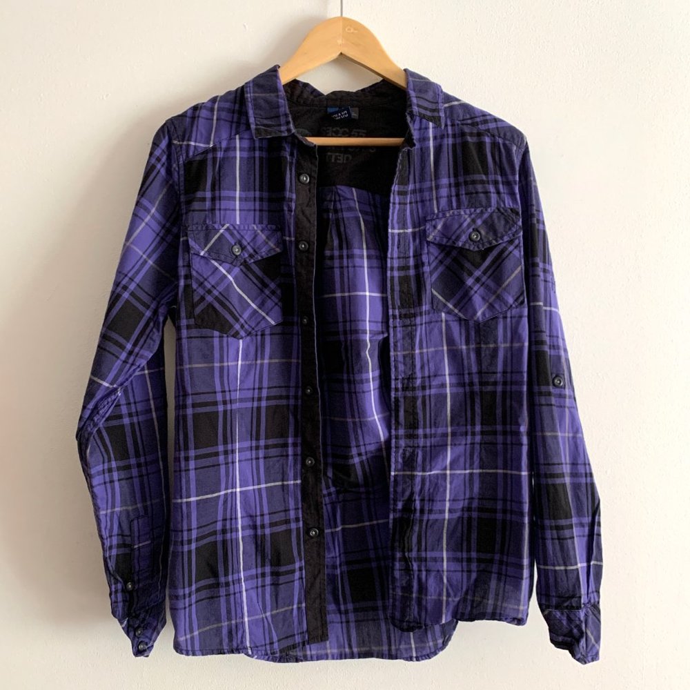 H&M Mens Flannel Long Sleeve Shirt